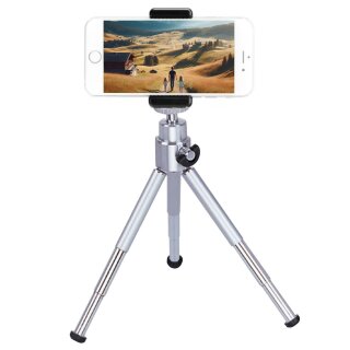 Tripod 10 S Smartphone Stativ Tisch Kamerastativ für Apple iPhone Samsung Galaxy Xiaomi Handys Huawei ZTE LG Nokia Cubot etc