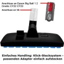 Kombidüse für Dyson Big Ball 1 2 Cinetic CY22 CY23 Bodendüse Düse Ersatzteil Staubsauger Staubsaugerdüse Staubsaugerbürste Bürste Aufsatz