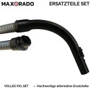Kombidüse + Rohr + Handgriff + Schlauch + Düsen Ersatzteile Set Zubehör kompatibel mit Miele Complete C3 S8 S8340 S8430 S8520 S8530 S8710 S8730 S8790