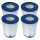 4 Stück Filter Pool für Bestway Typ II Größe 2 Filterkartusche Ersatztfilter Flowclear 58094 Pumpenfilter