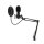 USB PC Kondensator-Mikrofon Gaming Streamer Podcast mit ausziehbarer Tisch Halterung