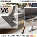 Flachdüse für Dyson V6 Flat Out Head Bodendüse Staubsauger flach Düse