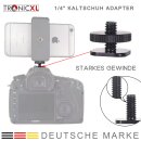 Hot Shoe Adapter 1/4 Zoll Schraube für Kaltschuh Coldshoe GoPro DSLR Kamera Blitz Adaptor