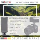 Hot Shoe Adapter 1/4 Zoll Schraube für Kaltschuh Coldshoe GoPro DSLR Kamera Blitz Adaptor