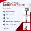 Kamera Handgriff Grip Stabilisator mit 1/4" Gewinde für DSLR Kamera Metall Action Kameragriff-Haltegriff-Halterung