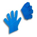 5000 x Einweg Handschuh Poly Handschuhe gehämmert kurz blau