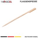 200 x 120mm Flaggenspieß Flaggenspiesse Bambusspieß Catering Fingerfood Holzspieß Holz Spieße Grillen BBQ