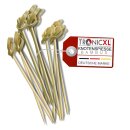 500 x Knotenspieße 80mm Fingerfood Spieße Catering Bambus Grill Cocktail Party Käse Picker Sticks Bambusspieß