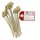 500 x Knotenspieße 80mm Fingerfood Spieße Catering Bambus Grill Cocktail Party Käse Picker Sticks Bambusspieß