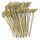 1000 x Knotenspieße 80mm Fingerfood Spieße Catering Bambus Grill Cocktail Party Käse Picker Sticks Bambusspieß