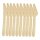 100 x Einweg Messer Einwegbesteck Besteck Holzmesser Camping Grillen BBQ