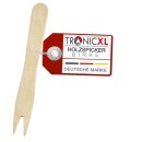 1000 x Holzspicker Pommesgabel Spicker Holz Pommesgabeln...