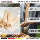 20.000 x Holzspieß 110x3mm Schaschlikspieße Holzspiesse Grillspieße Spiesse Birke