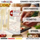 1000 x Holzgeschirr Set Löffel Gabel Messer Camping Besteck Holz Geschirr BBQ Grillen