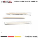 1000 x Zahnstocher einzeln verpackt Gastro Gastronomie Bistro Holz Zubehör