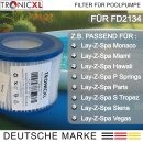 4x Filter Pool für Bestway Größe VI (6) Lay-Z-Spa 60311 58323 Filterkartuschen 58239