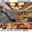 6 Stück SAN Feinkostlöffel spülmaschinenfest Löffel Feinkost Kunststofflöffel Salatlöffel