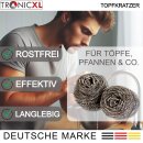 10 Stück Metall Topfkratzer Topfreiniger Putzschwamm Scheuerschwamm Topfschwamm