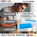 100 Stück Pad Schwamm Schwamm Topfschwamm Putzschwamm Küchenschwamm