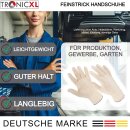 600 Paar Baumwoll Feinstrick Arbeitshandschuhe Mechanikerhandschuhe Montagehandschuhe Stoffhandschuhe Feinstrickhandschuhe weiß blau