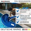 Pool Reiniger Set I für Bestway Gr. II 2 Filter + Pooldüse Besen für Flowclear Pools