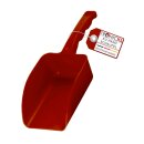 1x 750ml Schaufel rot Handschaufel Kunststoff Loch...