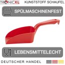 1x 0,5l Schaufel rot Handschaufel Küche Gastro Kunststoff 0,5 Liter