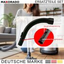 Teleskoprohr Rohr + Handgriff Griff für Miele S8340 S8330 8370 S 8340 S2131 9442601 S2 S4 S5 S6 S8 S711 S712 S381 S5 S4 C1 Compact C1 C2 Complete C1 C2 C3 Staubsauger