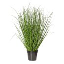 XL 80cm Kunstpflanze Gras Zebragras Miscanthus Zebrinus Chinaschilf