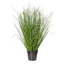 XL 80cm Kunstpflanze Gras Zebragras Miscanthus Zebrinus...