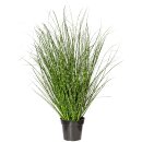 XXL 110cm Kunstpflanze Gras Zebragras Miscanthus Zebrinus Chinaschilf