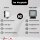 Foto Lampe LED Mini Selfie Licht Kamera Hot Shoe Cold 1/4" Video Stativ Adapter