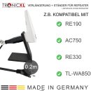 Verlängerung 0,2m Kabel + Ständer für...