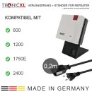 Verlängerung 0,2m Kabel + Tisch Ständer für Repeater AVM 600 1200 1750E 2400