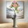 Große Kunstpflanze ca. 85cm Hortensie Real Touch Busch künstlich Deko rosa
