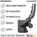 Flachdüse Flache Düse Bodendüse kompatibel mit Hompany Smartvac 11 V15A Ersatzteil Zubehör Bürste bodenbürste