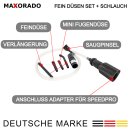 Lange Fugendüse + Saugpinsel + Schlauch kompatibel mit Philips Speedpro Max FC8051/01 FC8093/01 Feindüsen Auto Set