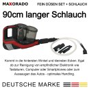 Lange Fugendüse + Saugpinsel + Schlauch kompatibel mit Philips Speedpro Max FC8051/01 FC8093/01 Feindüsen Auto Set