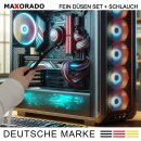 Lange Fugendüse + Saugpinsel + Schlauch kompatibel mit Philips Speedpro Max FC8051/01 FC8093/01 Feindüsen Auto Set