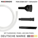 Lange Fugendüse + Saugpinsel + Schlauch kompatibel mit Philips Speedpro Max FC8051/01 FC8093/01 Feindüsen Auto Set