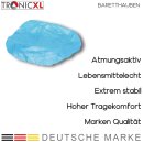 1000 x Einweg Baretthaube Barethauben Klipphauben Schwesternhauben Kopfhauben Haarschutz Haube blau