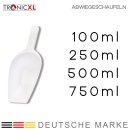 4er Set Kunststoff Plastik Schaufel Kelle 100 - 750ml Abwiegeschaufel Mehlschaufel