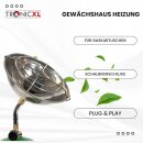 Gewächshaus Heizung Grow Gas ohne Strom Grower Anbau Outdoor