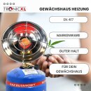 Gewächshaus Heizung Grow Gas ohne Strom Grower Anbau Outdoor