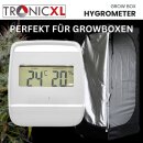 Hygrometer + Thermometer für Grow Box Zelt Schrank Grower Zubehör