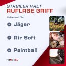 Waffenauflage Schießauflage Auflage Hand Griff Handgriff Grip Stabilisator Schießstock