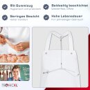 5 Stück 100cm Bären Premium Industrie Schürze Metzgerschürze mit Gummizug