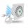 100mm Abluft / Zuluft Grow Lüfter Ventilator mit Netzstecker und Schalter für Homebox Growbox Growschrank