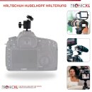 2x 360 Grad Premium Kugelkopf mit Blitzschuhadapter Hot...