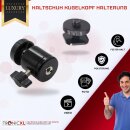 2x 360 Grad Premium Kugelkopf mit Blitzschuhadapter Hot Shoe Hotshoe